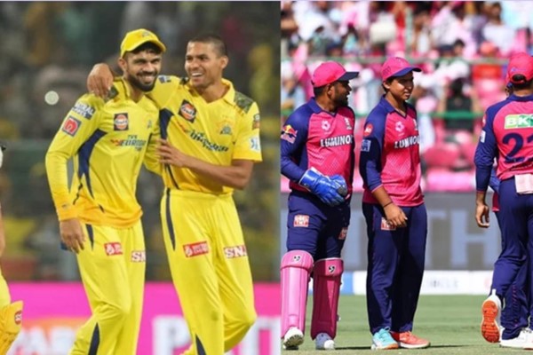 chennai super kings vs rajasthan royals timeline